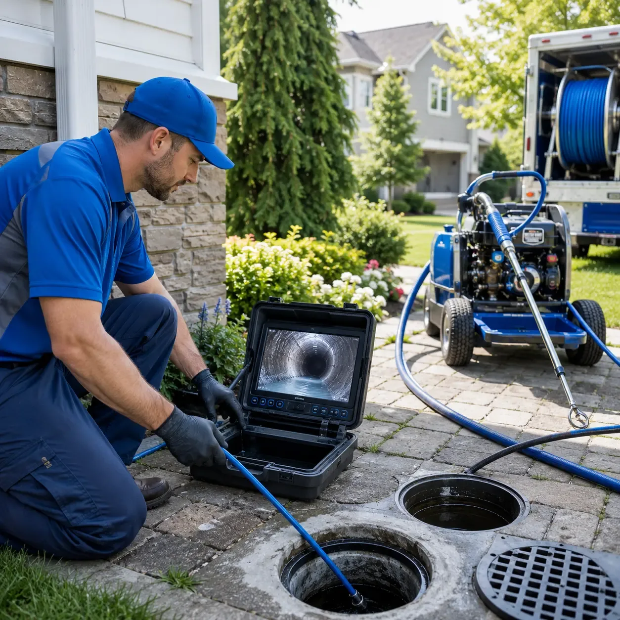 Outdoor drain cleaning professionals serving Wakarusa, IN